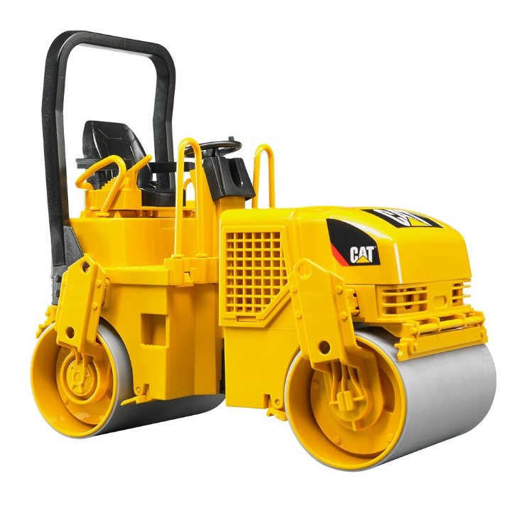Mașină Bruder Tambur CAT asfalt cu compactor (02433)