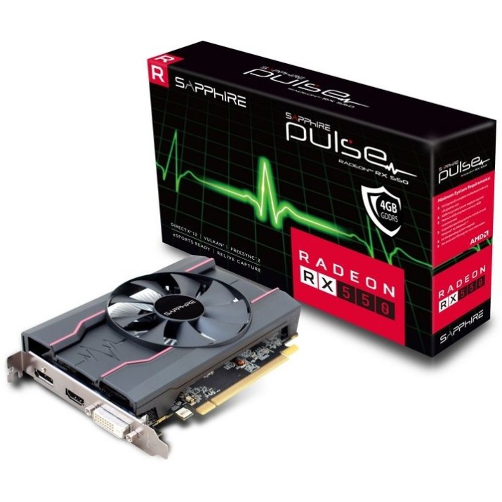 Видеокарта Sapphire Radeon RX 550 4GB DDR5 (11268-01-20G)