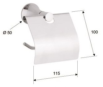 Suport hârtie igienică Remer DE 60