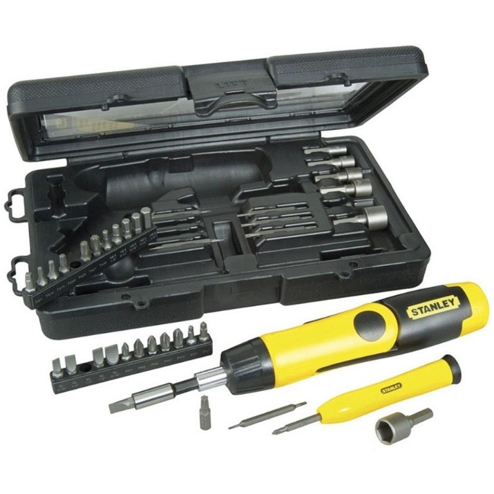 Set capete Stanley Pistol Grip Ratchet (0-63-038)