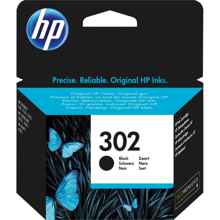 Картридж Hp 302 Black (F6U66AE)