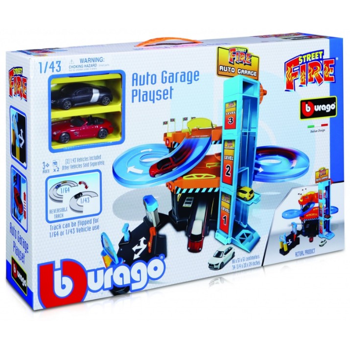 Drumul de joacă pentru copii Bburago Auto Garage (18-30361)