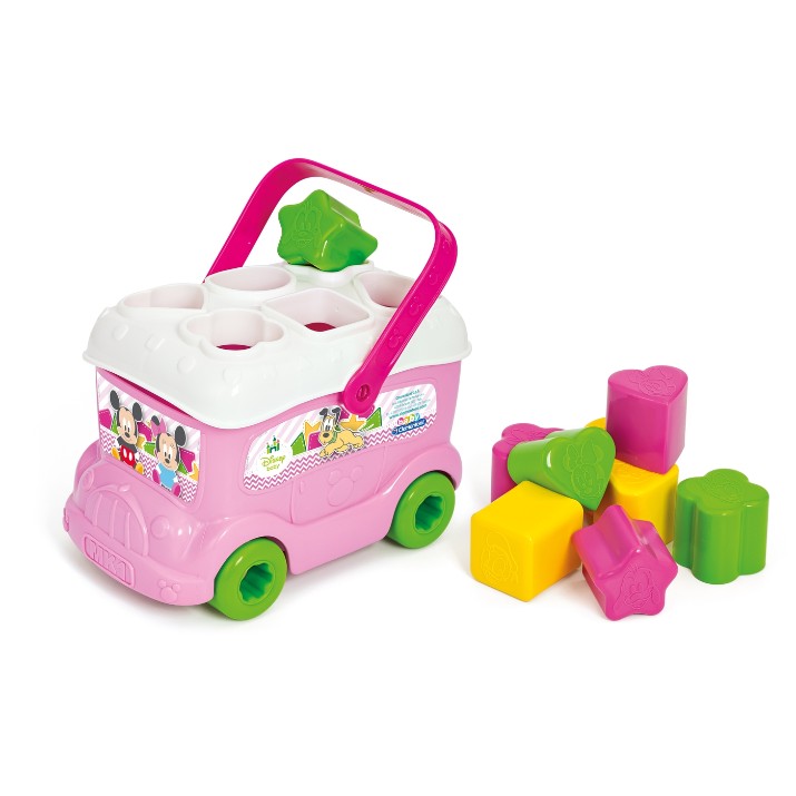 Sortator Clementoni  Baby Minnie Shape Sorter Bus (14933)