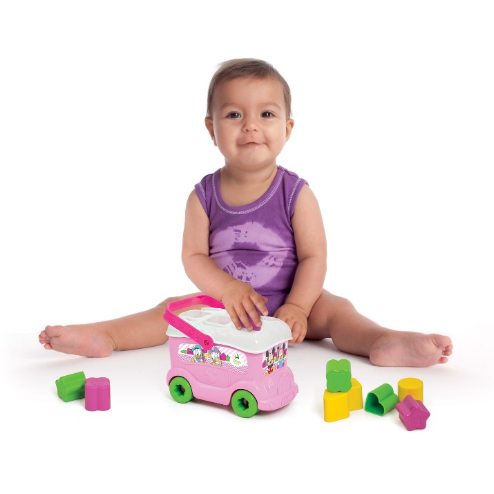Sortator Clementoni  Baby Minnie Shape Sorter Bus (14933)