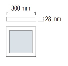 Потолочный светильник Horoz HL643L Arina-28 3000K (33497)