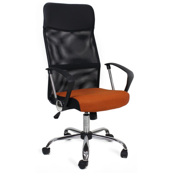 Scaun de birou Deco F-63 Black/Orange