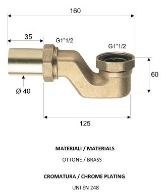 Sifon pentru cada Remer 98112