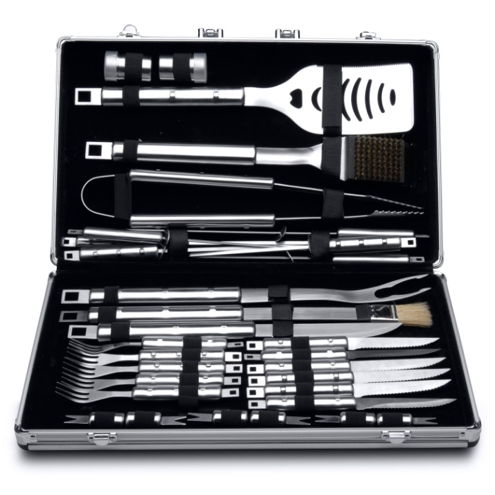 Set ustensile pentru barbeque BergHOFF Cubo 33pcs (1108325)