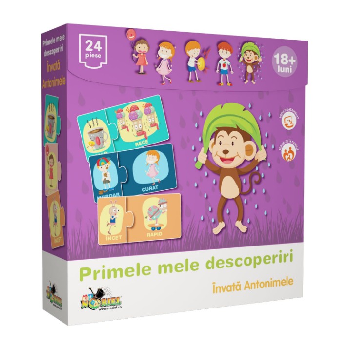 Puzzle Noriel 24 Invata antonimele (NOR1542)
