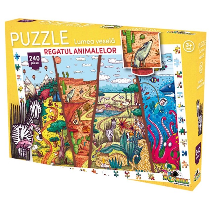 Puzzle Noriel 240 Regatul animalelor (NOR3058)