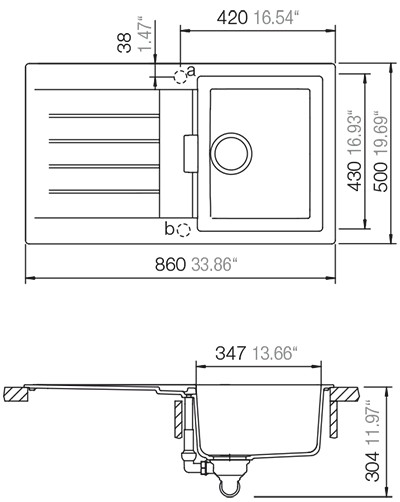 Кухонная мойка Schock Signus D-100 Magma