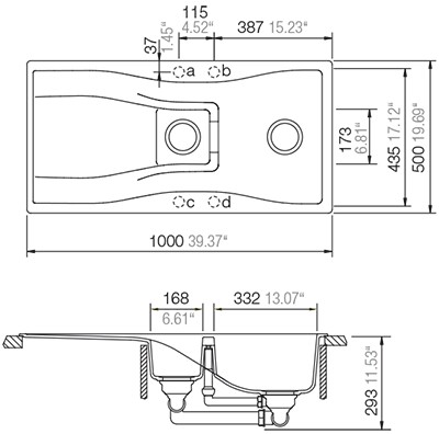 Кухонная мойка Schock Waterfall D-150 Polaris