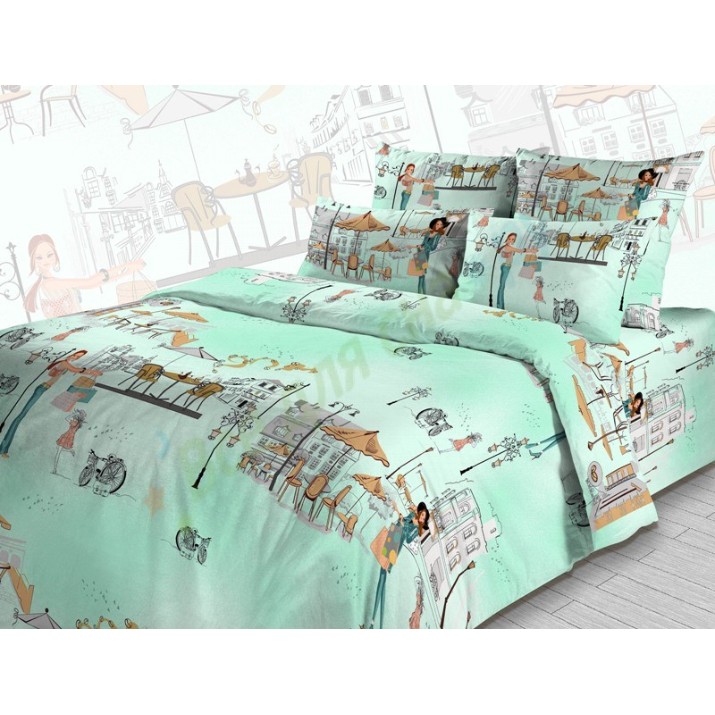Lenjerie de pat Василиса 1.5 Teenager Print 3788 Paris boulevard