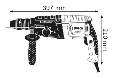 Перфоратор Bosch GBH 2-24 DFR (0611273000)