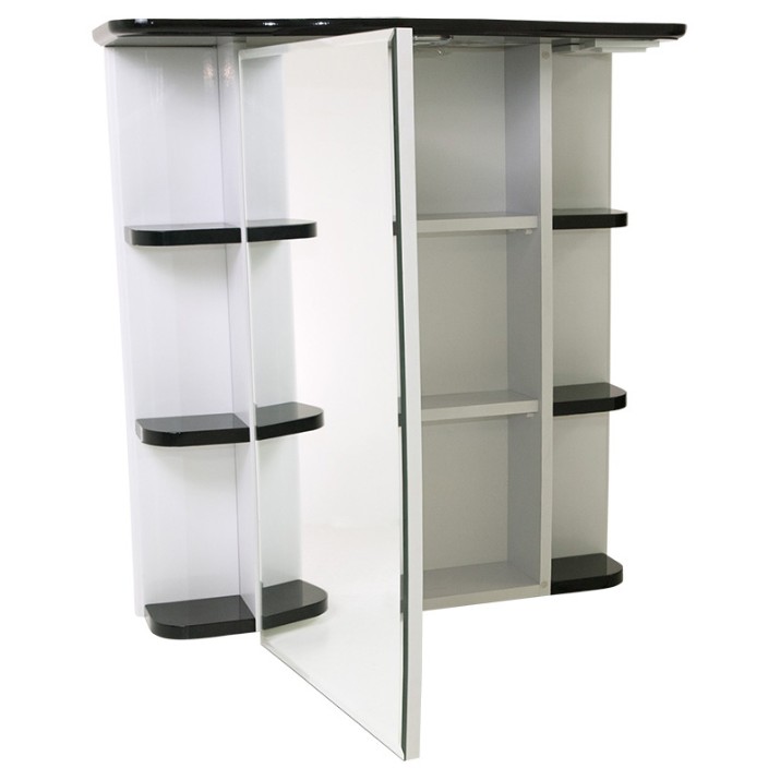 Dulap cu oglindă Sanmaximus 700 Shelf Black