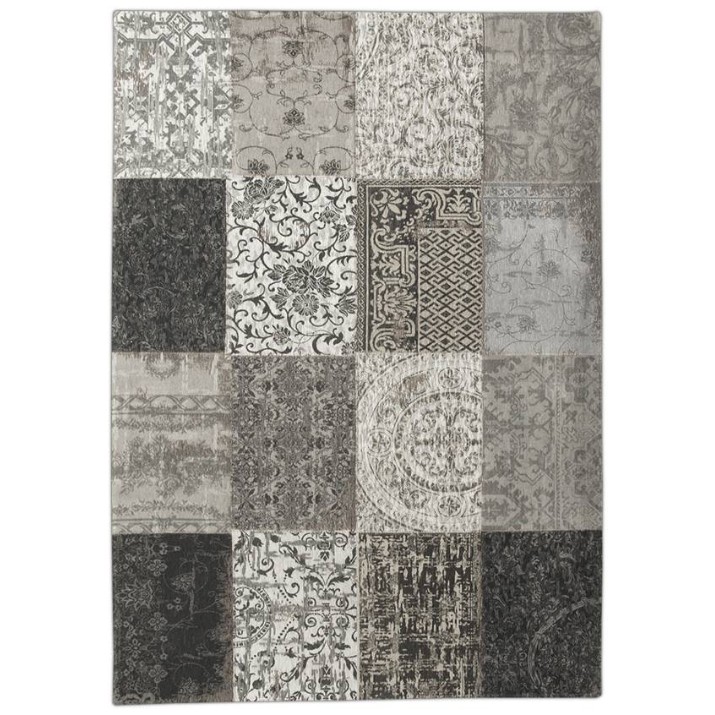 Covor Louis de Poortere Vintage 8101 Black & White 2.30x3.30m