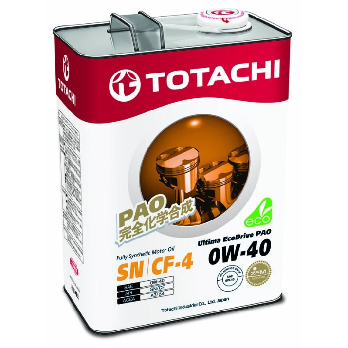 Ulei de motor Totachi Ultra EcoDrive PAO SN/CF 0W-40 4L