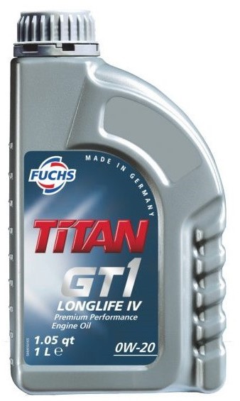 Моторное масло Fuchs Titan GT1 LongLife IV SAE 0W-20 1L