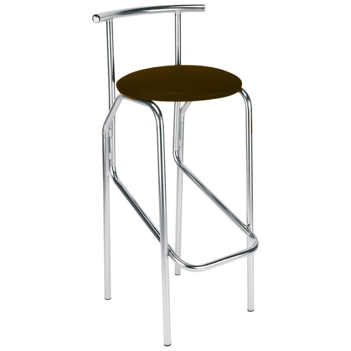 Барный стул Новый стиль Jola Chrome V3 Brown