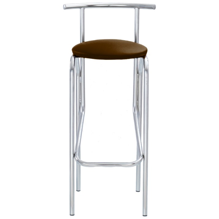 Барный стул Новый стиль Jola Chrome V3 Brown