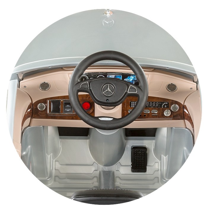 Электромобиль Chipolino Mercedes Benz S Class Gray