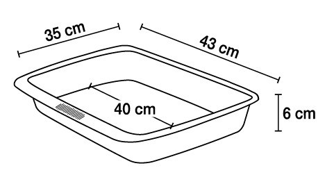 Форма для запекания Pyrex Magic 40x31cm (MG40RR6)