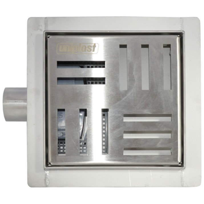 Rigolă de duș Kas Hole S086 Inox 150x150x67 (21552)