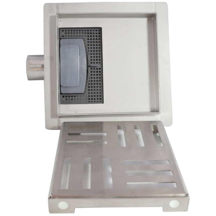 Rigolă de duș Kas Hole S086 Inox 150x150x67 (21552)
