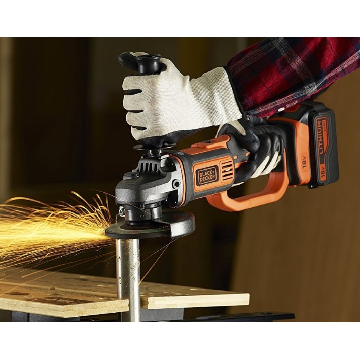 Углошлифовальная машина Black&Decker BCG720M1 Li-Ion