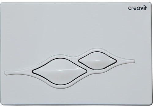 Кнопка смыва Creavit GP1001.00 White