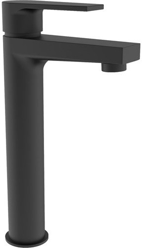 Смеситель для умывальника Creavit Sharp Black Long SR6500S