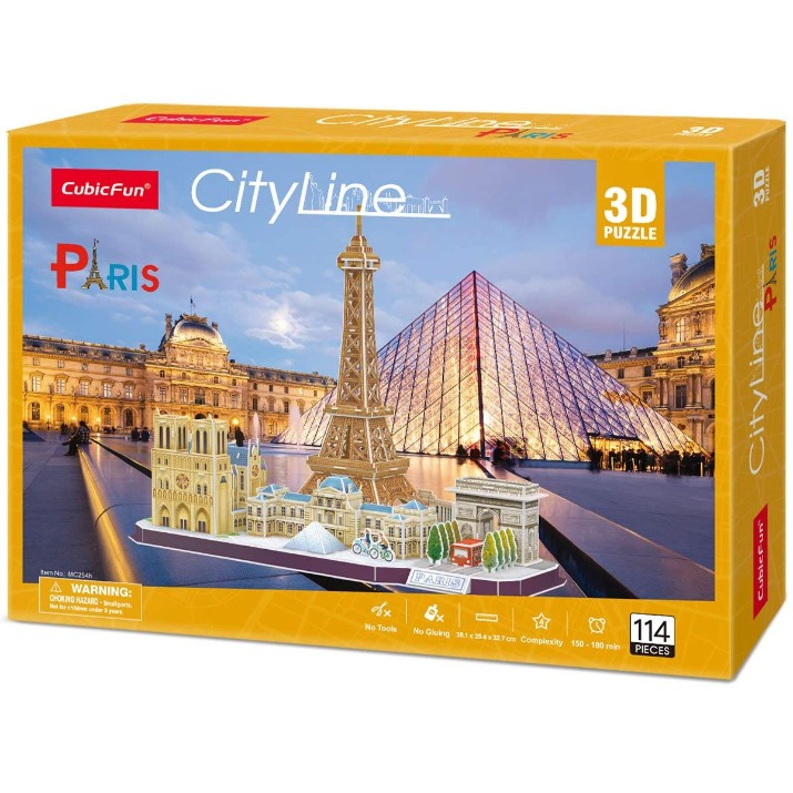 3D-puzzle CubicFun City Line Paris (MC254h)
