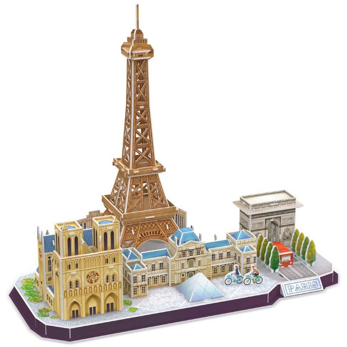 3D пазл CubicFun City Line Paris (MC254h)