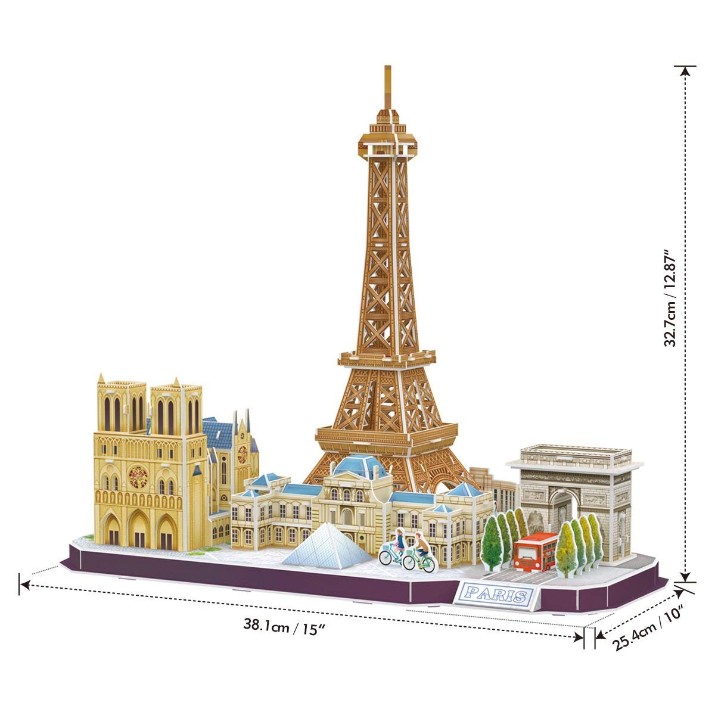 3D-puzzle CubicFun City Line Paris (MC254h)