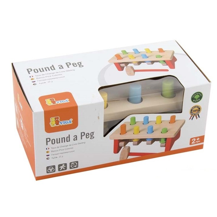 Игрушка-стучалка Viga Pound-a-Peg (59719)