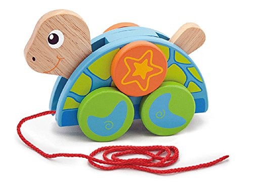 Jucarie de impins si tras Viga Pull Along Turtle (50080)