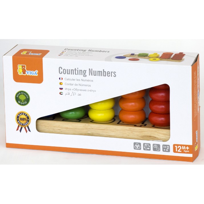 Materialul de numărare Viga Counting Numbers (58474)