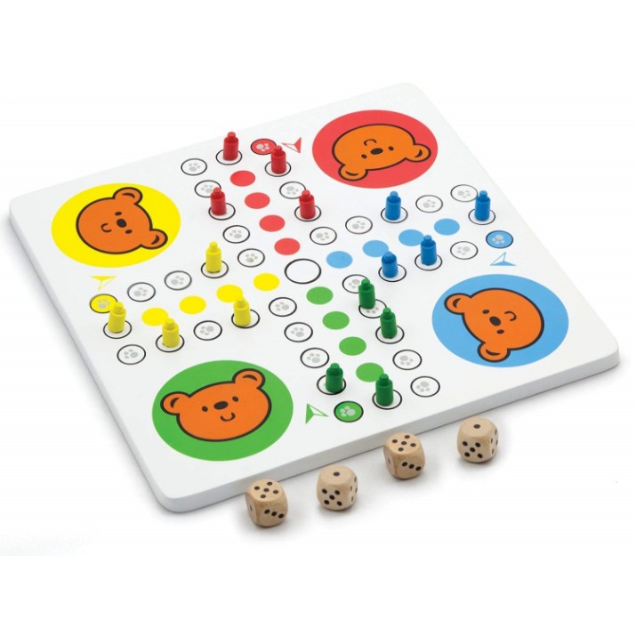 Joc educativ de masa Viga Create Pattern with Beads and Ludo (59990)