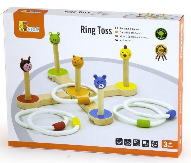 Детский спортивный набор Viga Ring Toss - Animals (50174)