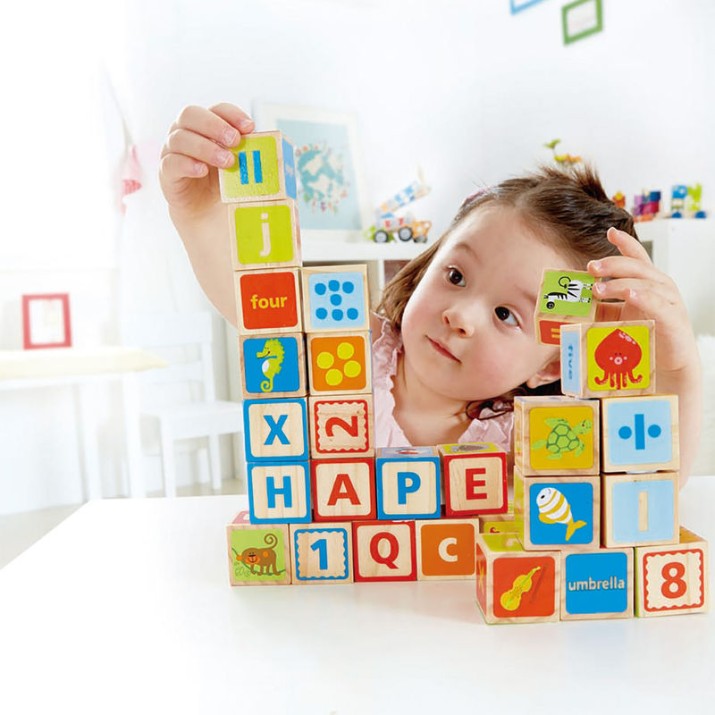 Кубики Hape ABC Blocks (E0419A)