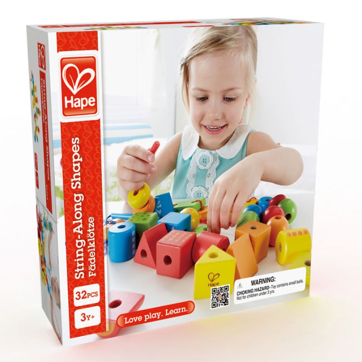 Joc-șiret Hape Rainbor Laing Shapes (E1019A)