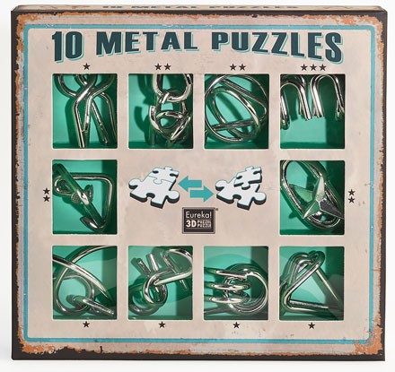 Brain Puzzle Eureka 10 metal puzzles 2 (473357)