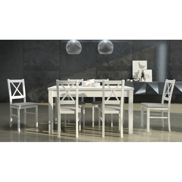 Обеденный стол Drewmix Max 5 White