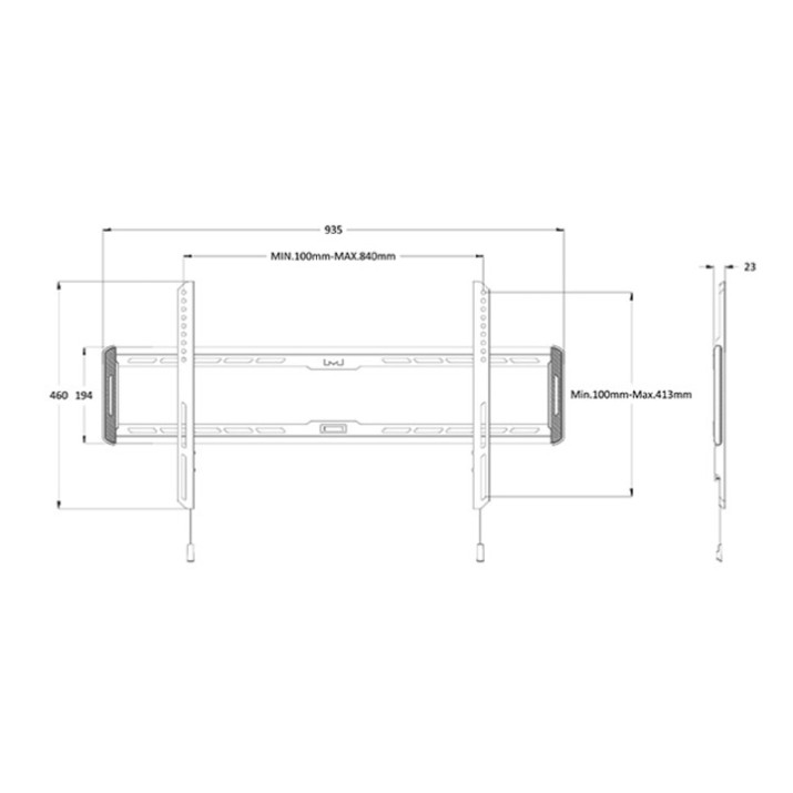 Suport TV Multibrackets M Wallmount Fixed Large