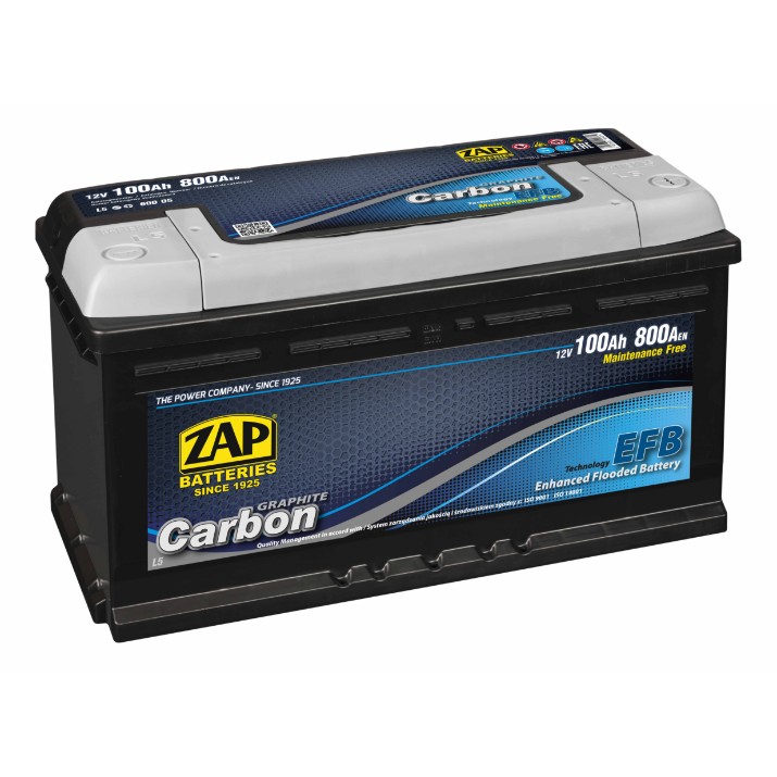 Автомобильный аккумулятор Zap Carbon EFB (600 05)
