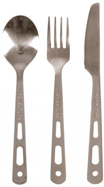 Походные столовые приборы Lifeventure Titanium Cutlery Carabine 9515