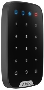 Tastatură tactilă fără fir Ajax KeyPad Black