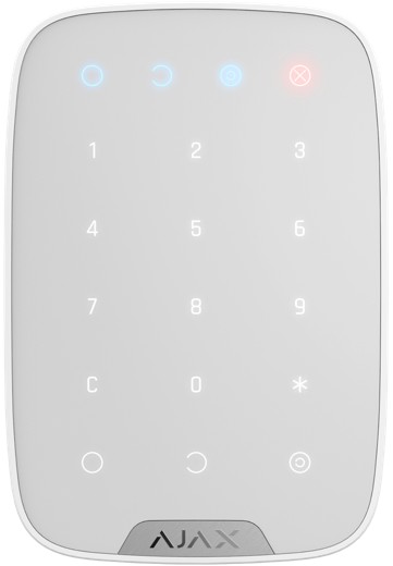 Беспроводная сенсорная клавиатура Ajax KeyPad White