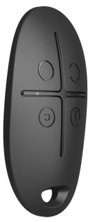 Брелок с тревожной кнопкой Ajax SpaceControl Black