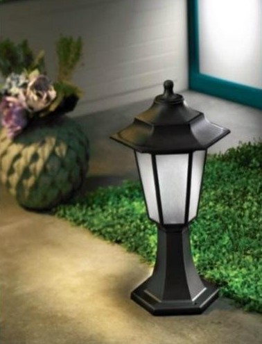 Lampa de gradină Horoz Begonya 1 Black (400.010.116)